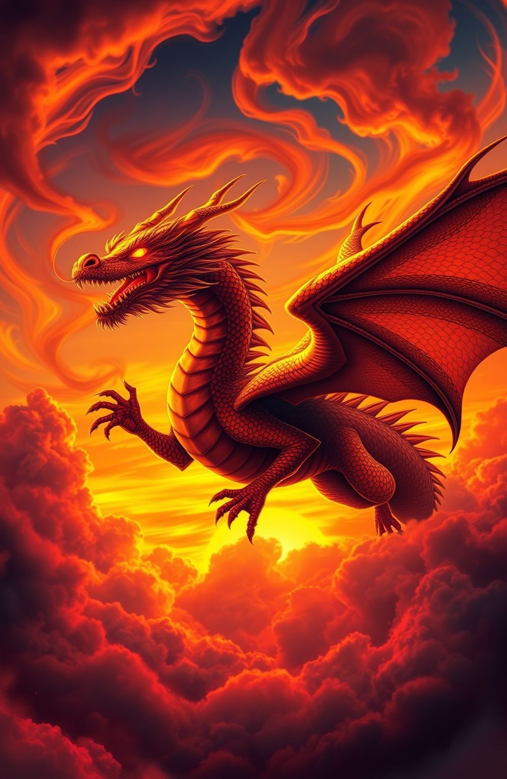 Fire Dragon Wallpaper