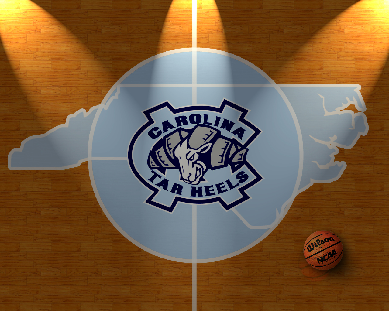 Wallpaper Carolina Tar Heels Basketball