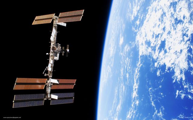 Iss Space Wallpaper Puter Desktops Widescreen