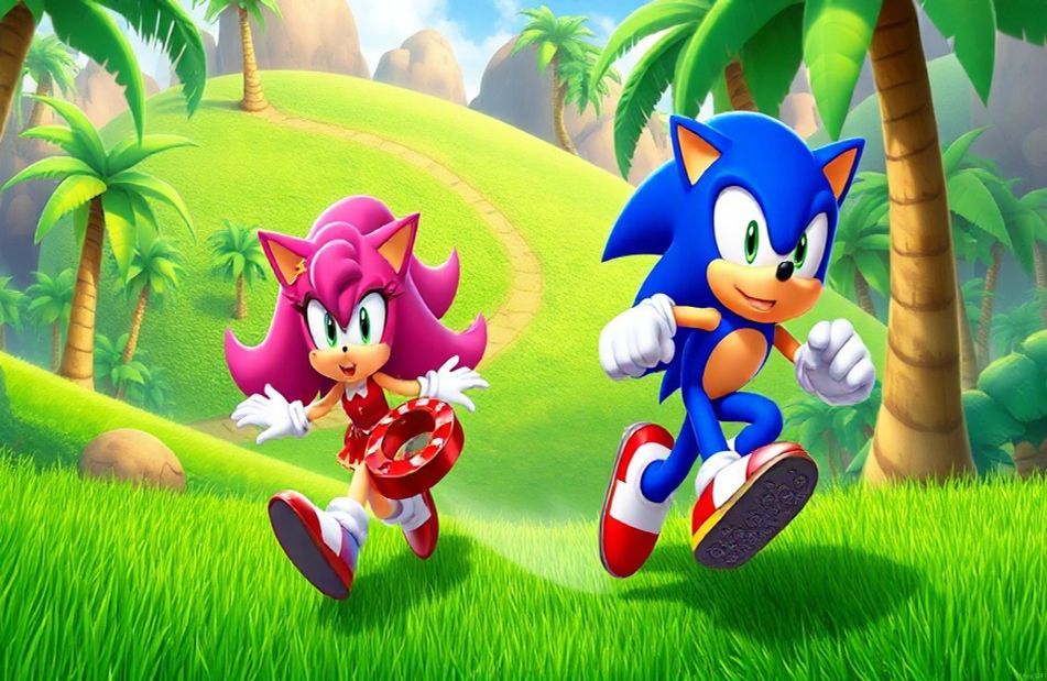 Sonic And Amy Wallpaper