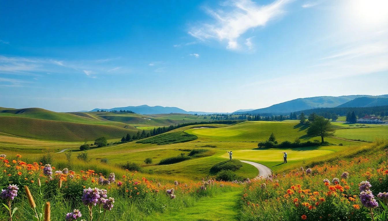 Scenic Golf Course Wallpaper