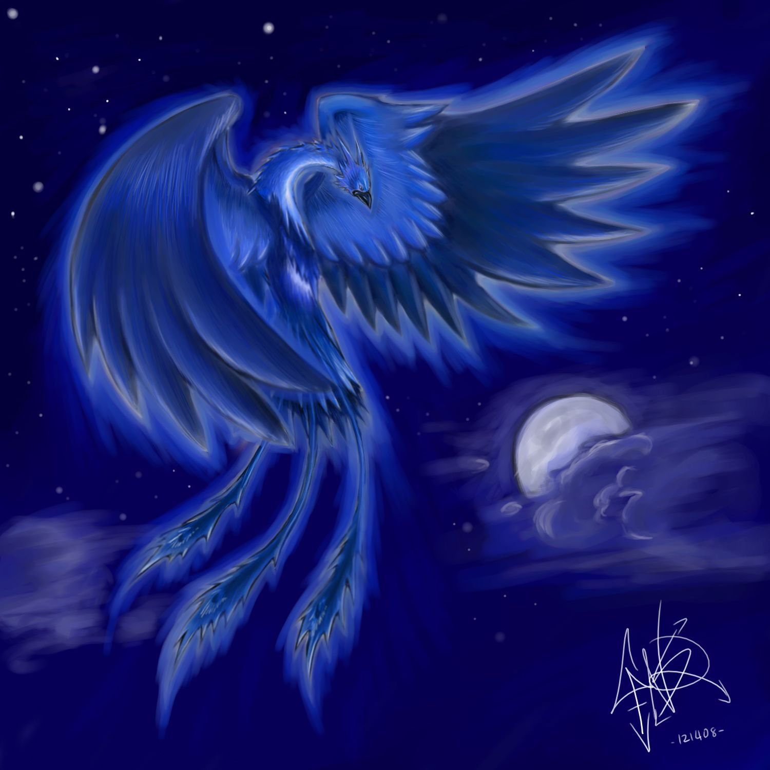 Blue Phoenix By Lucarah