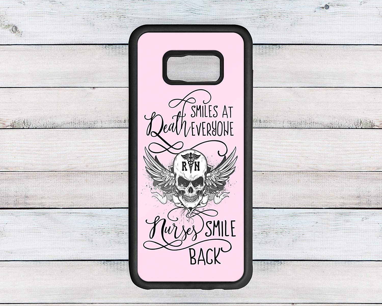 Amazon Samsung Galaxy Phone Case Rn Winged Skull Death Smiles