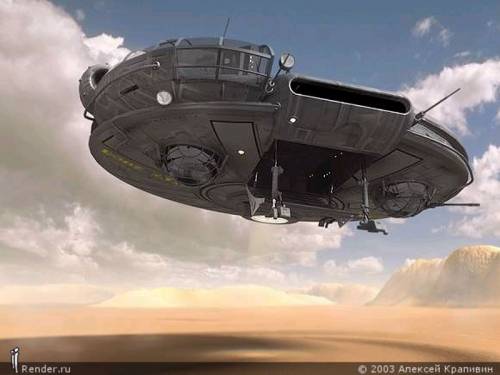 Unidentified Flying Object Ufo By A Krapivin 3d Digital Art Science