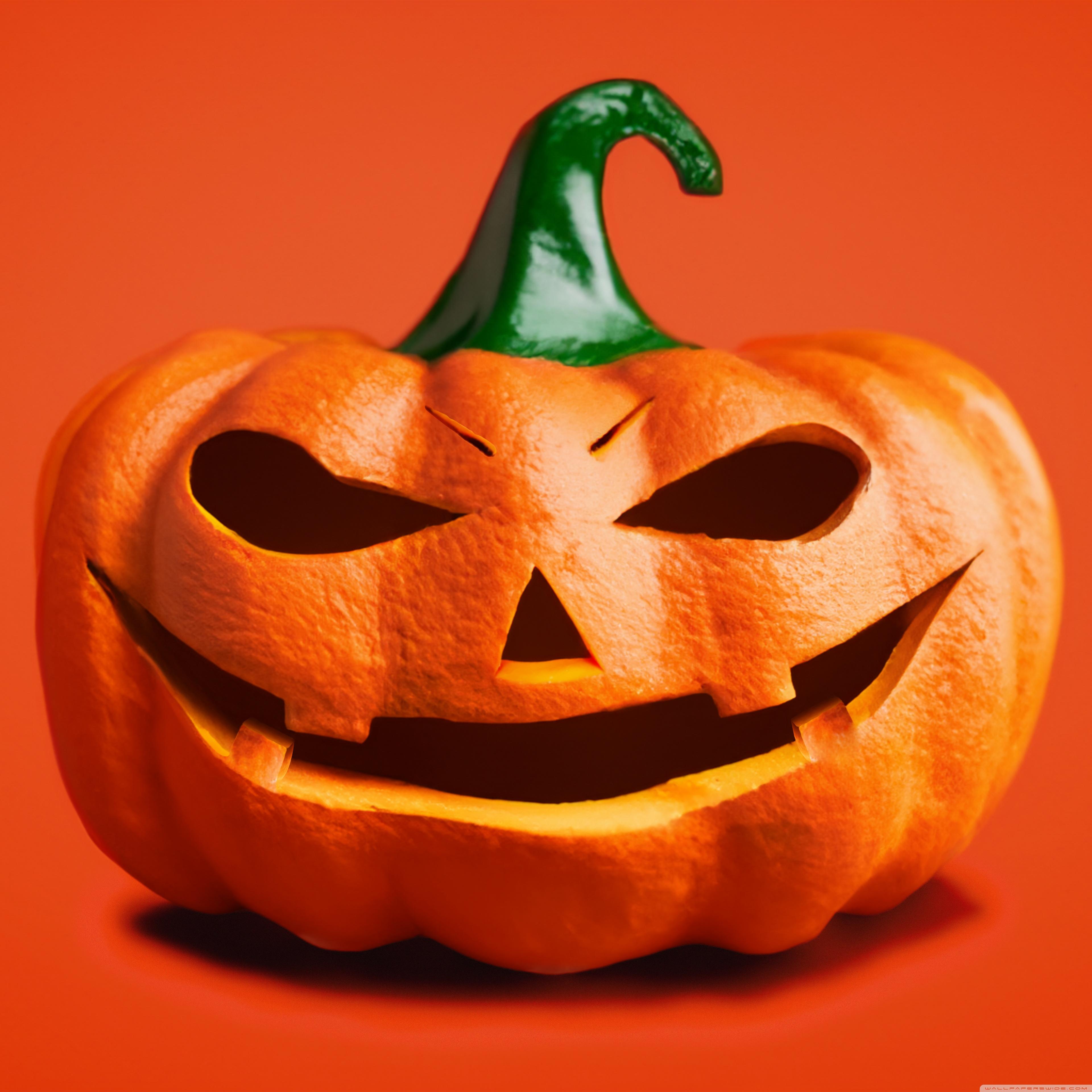 Halloween Orange Pumpkin Jack O Lantern 2023 Background Ultra HD