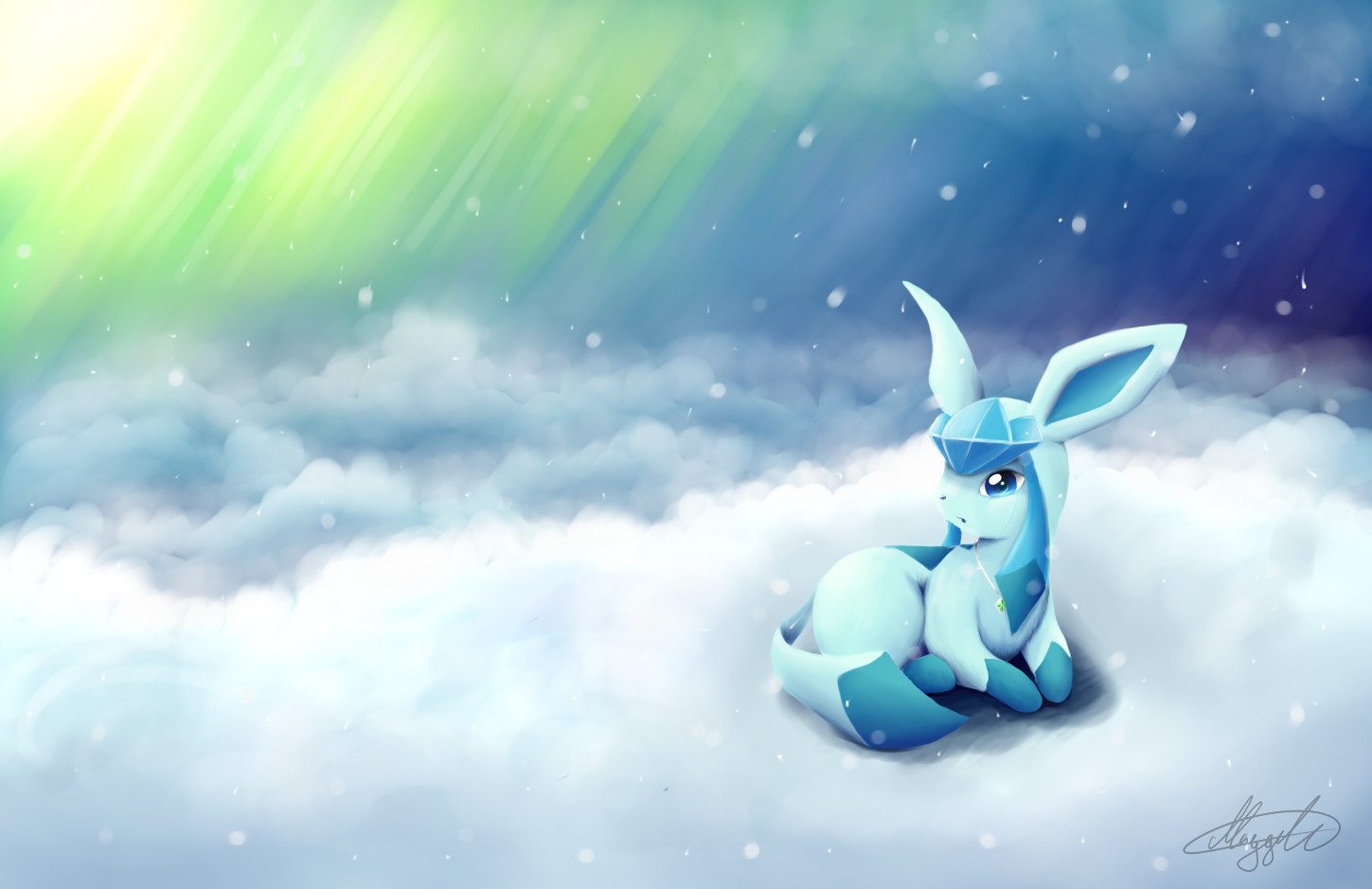 Glaceon Wallpaper By Imadrummerxd