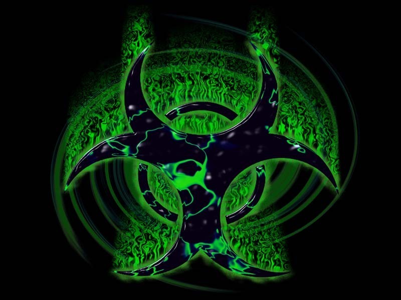 Biohazard Neon Green Symbol Jpg Phone Wallpaper By Rossville777