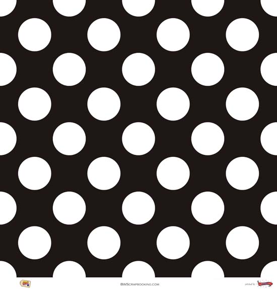 Black And White Polka Dot Wallpaper Border