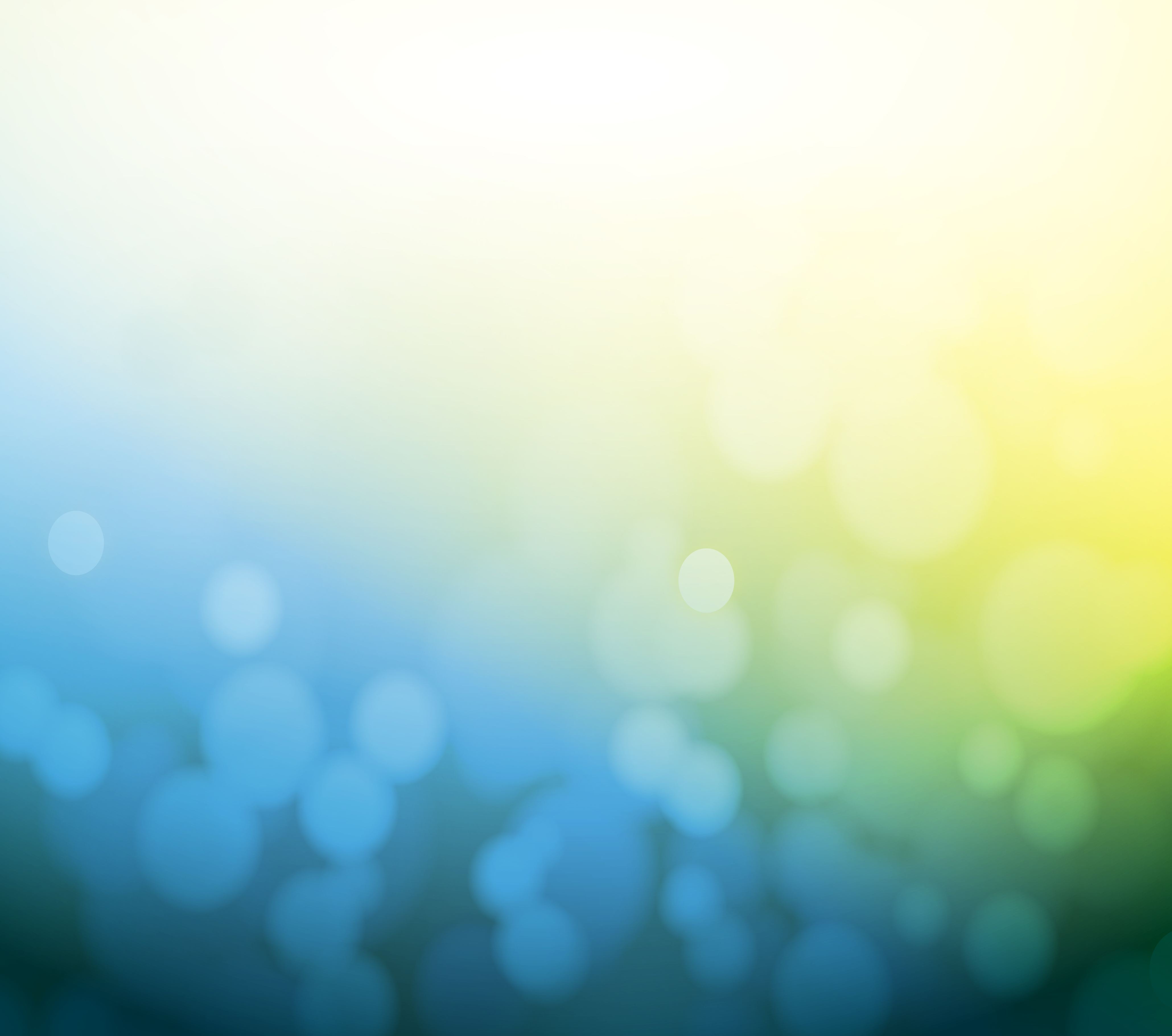 Blue And Yellow Bokeh Abstract Light Background Illustration Design