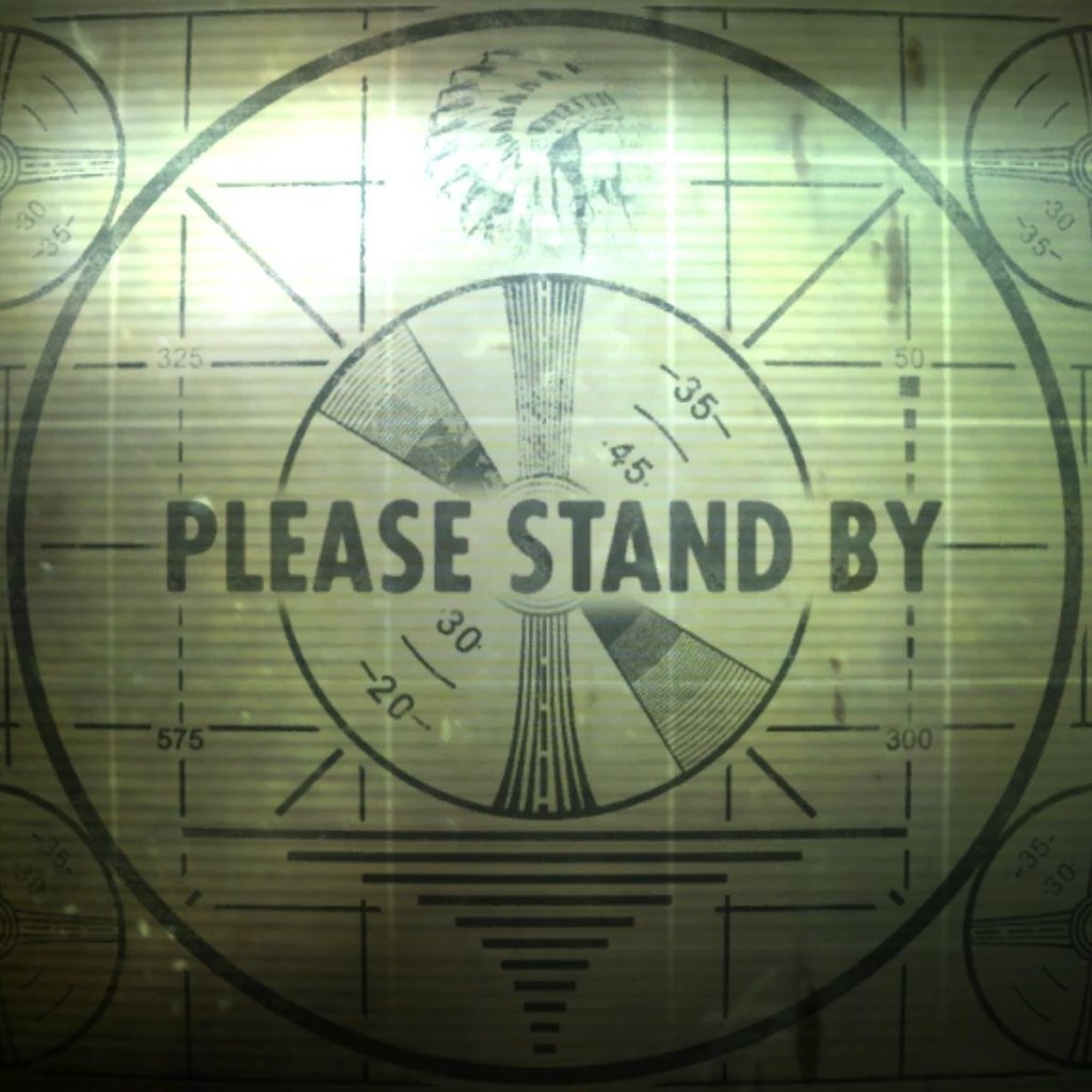 Fallout Please Stand By iPad Wallpaper