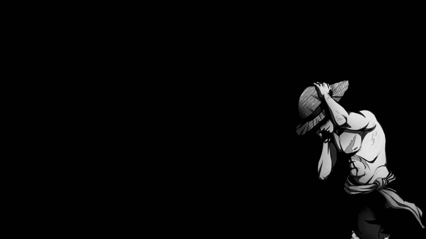 Luffy Black Wallpaper