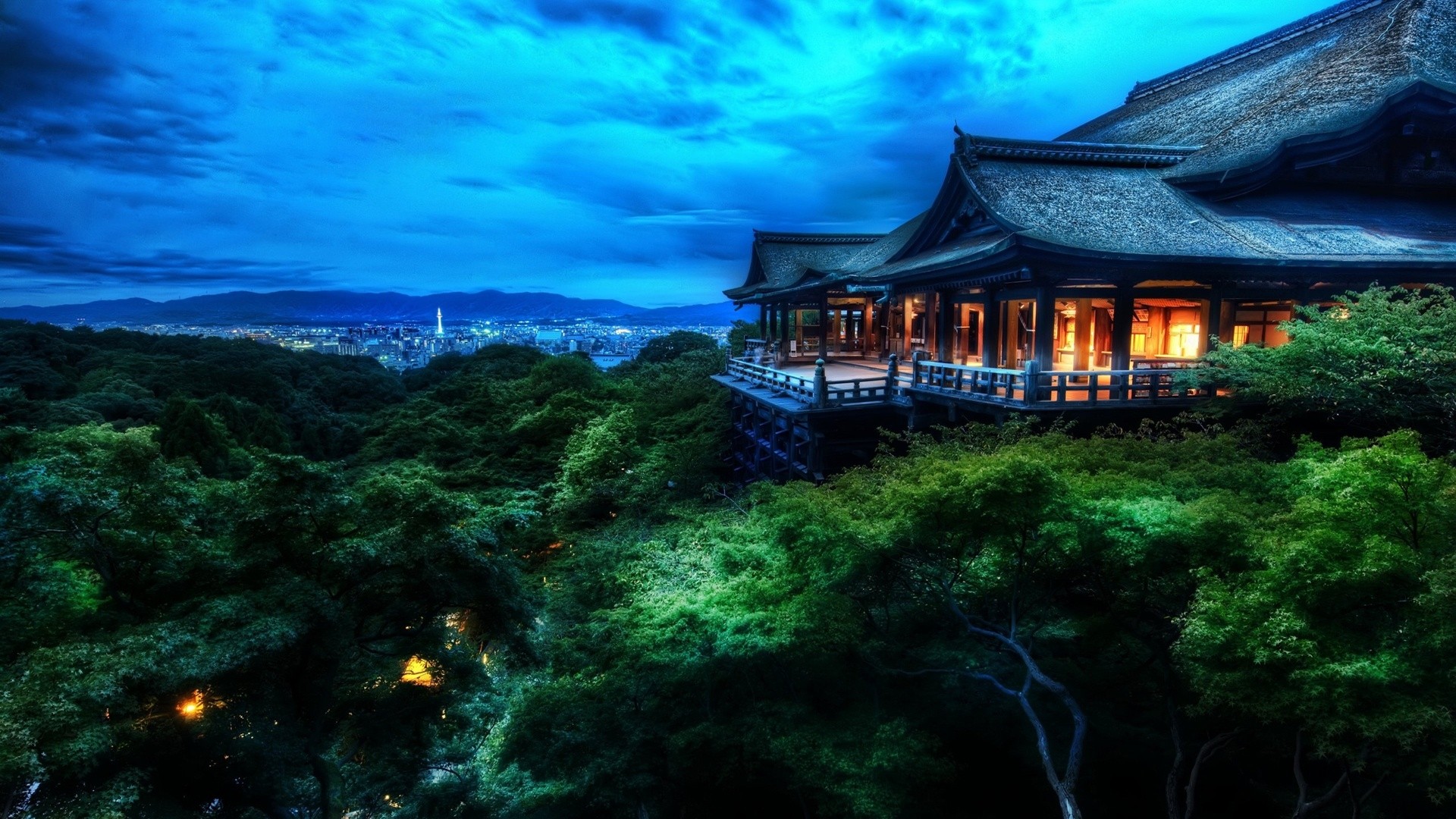 Japan Night Landscape Wallpaper HD Wallpaperlepi