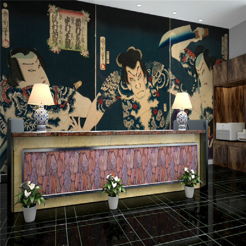 Japan S Large Mural Custom 3d Wallpaper Japanese Restaurant Ukiyo