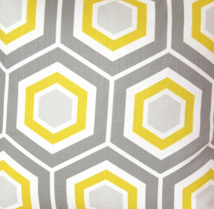 Modern Grey And Yellow Wallpaper