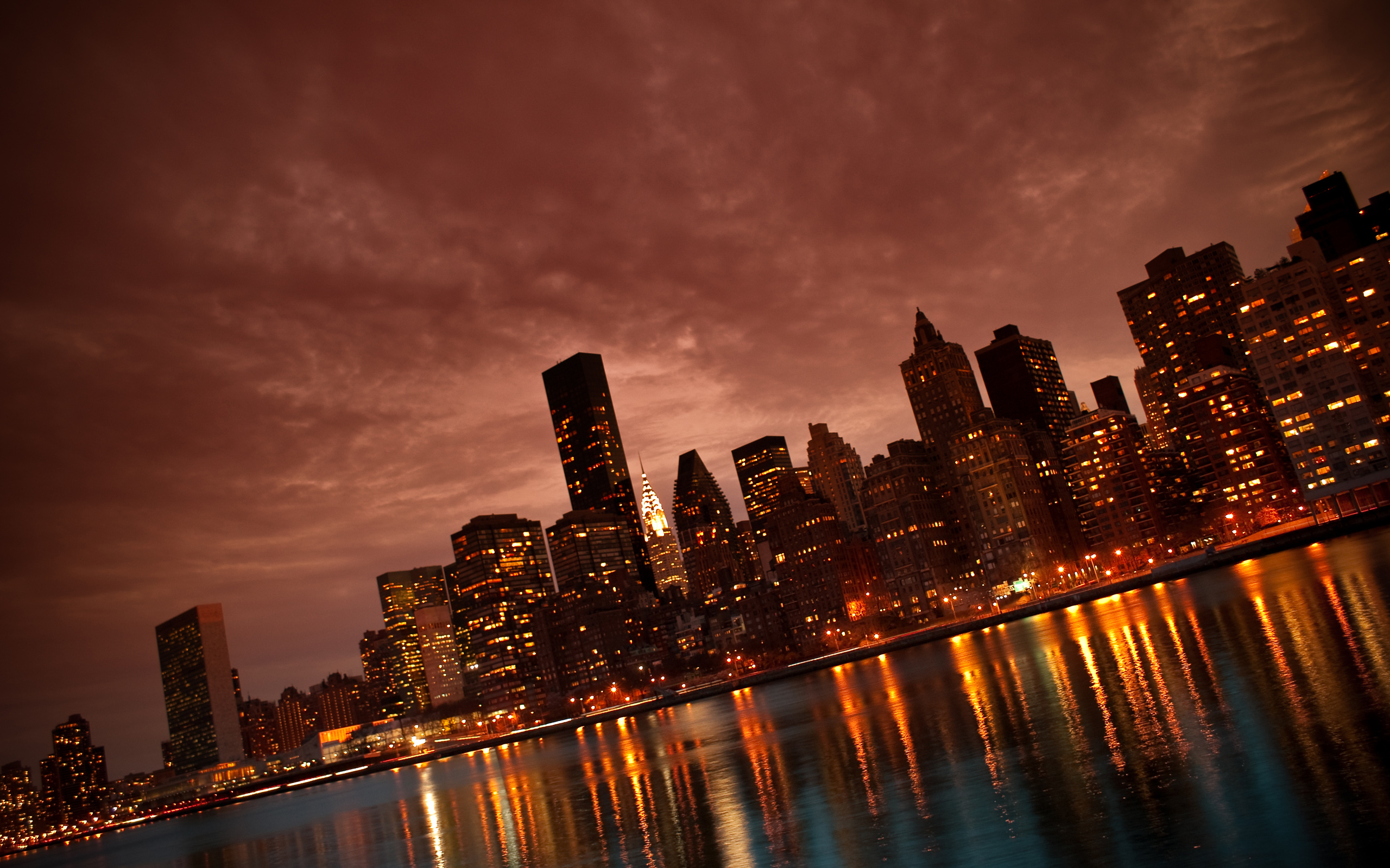Nyc Amazing Image Manhattan Reflections HD Wallpaper And