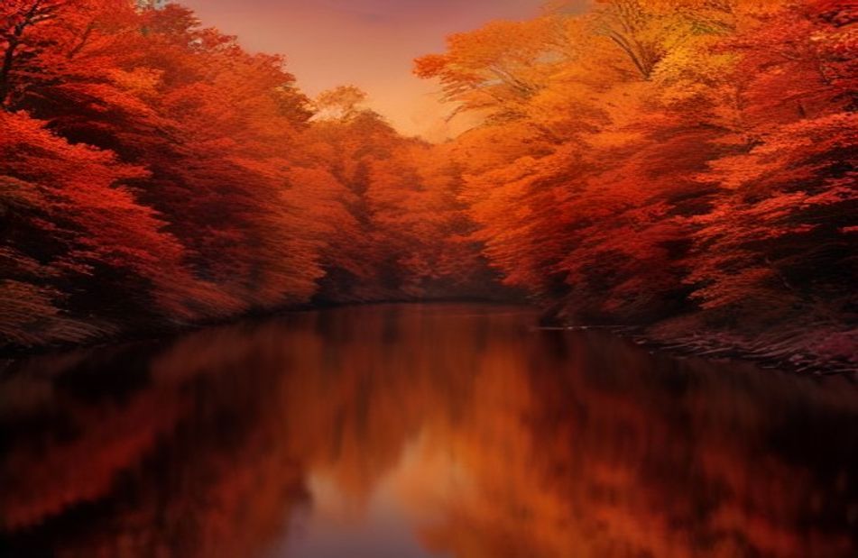 Red Nature Wallpaper