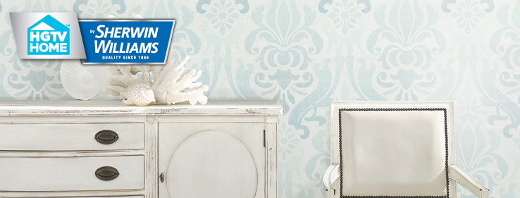 HGTV HOME by Sherwin Williams Coastal Cool Wallpaper Collection 738x281