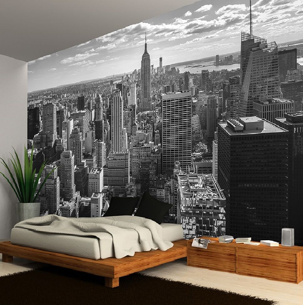 New York Skyline Manhattan Wall Mural Wallpaper Decor Photo