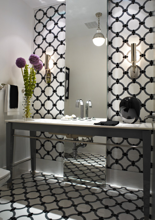 contemporary bathroom design by houston interior designer Montgomery