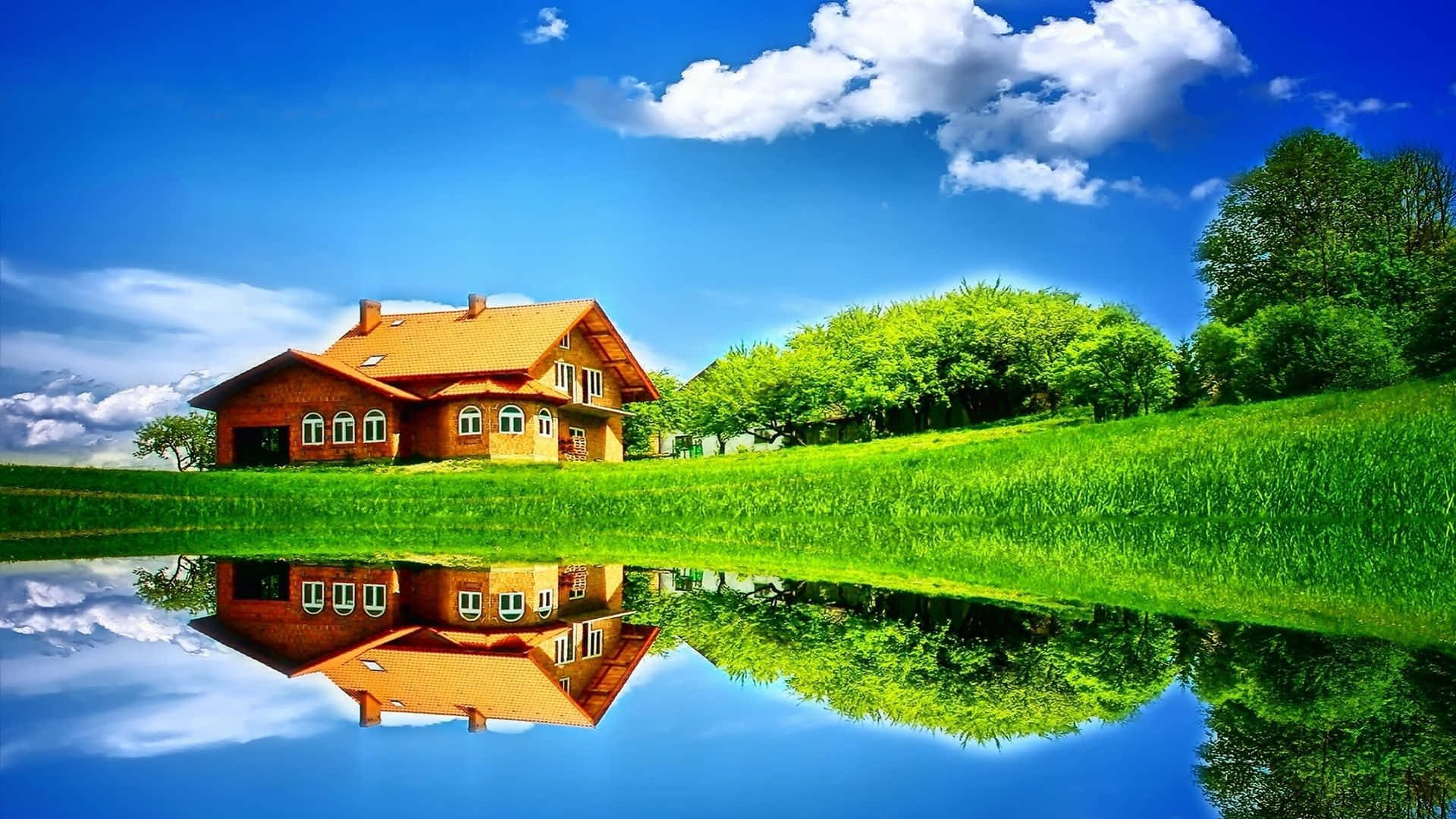 Farmhouse Desktop Wallpaper