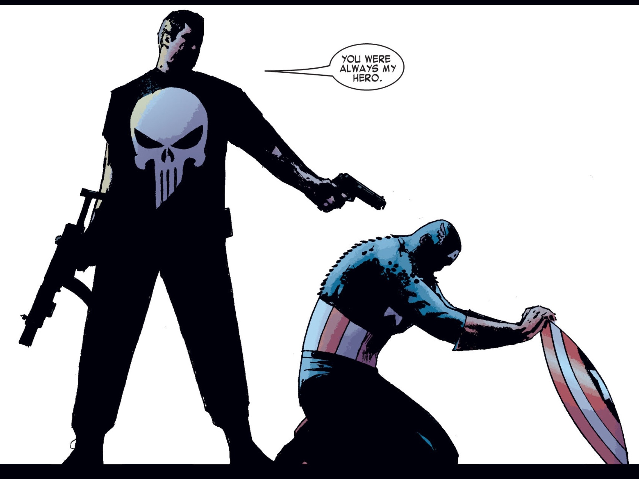 The Punisher Marvel Captain America Wallpaper