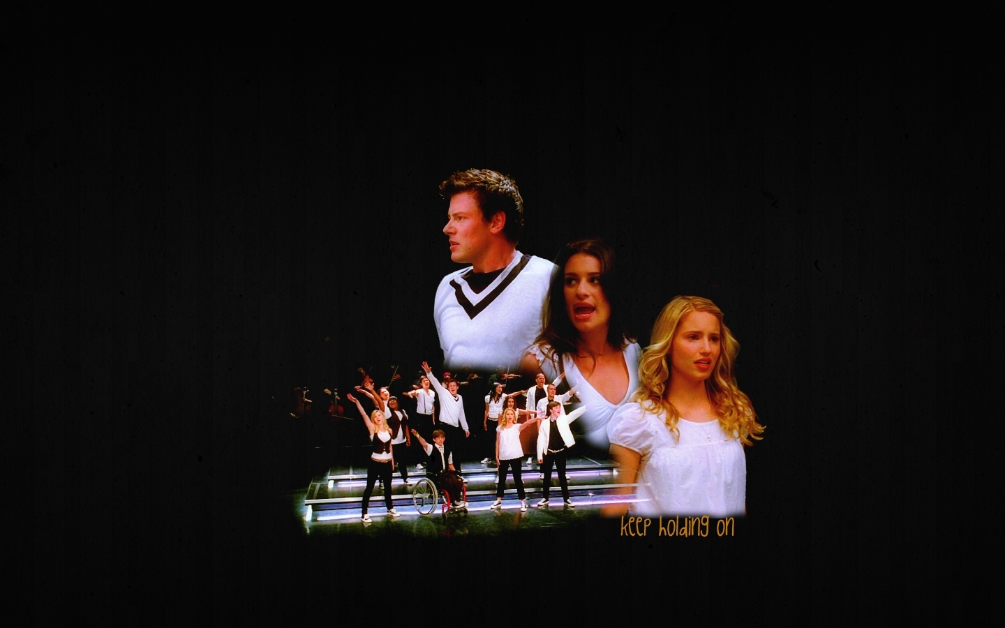 Finn Quinn Rachel Glee Wallpaper