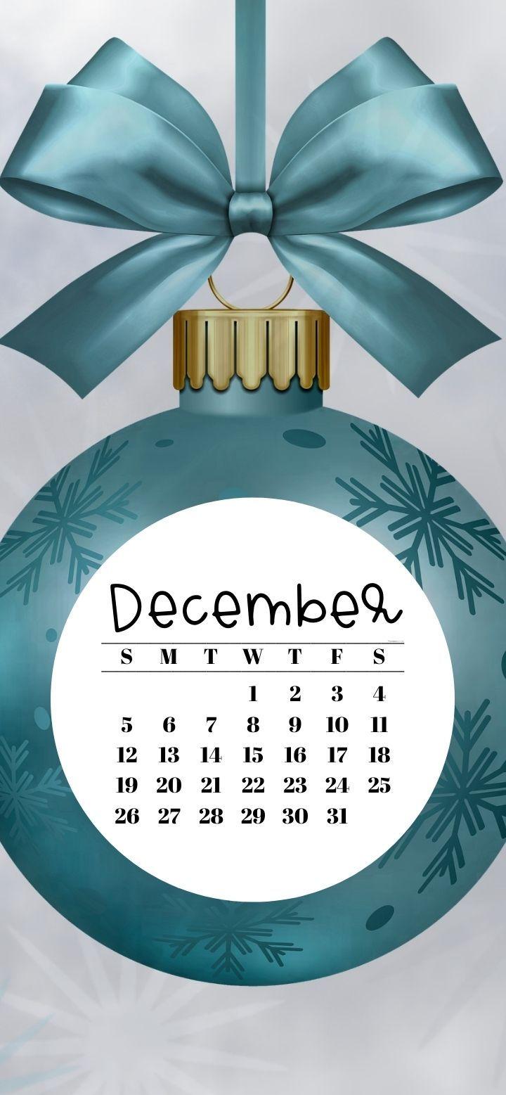 December Calendar Wallpaper Cute iPhone Backgrounds