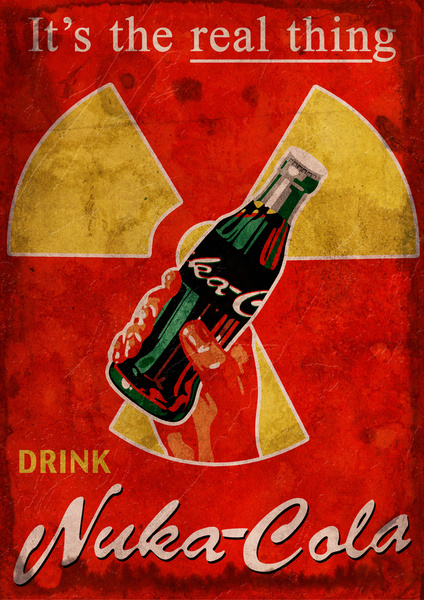 Nuka Cola Poster Art Print By Skeleton Jack Society6