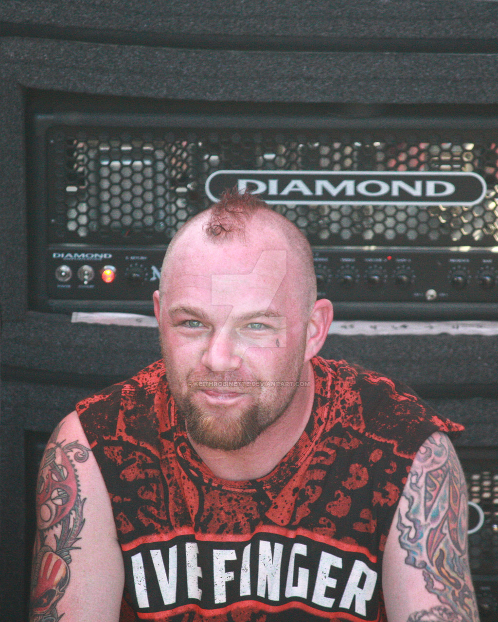 Ivan Moody Looking Up At Me By Keithrobite