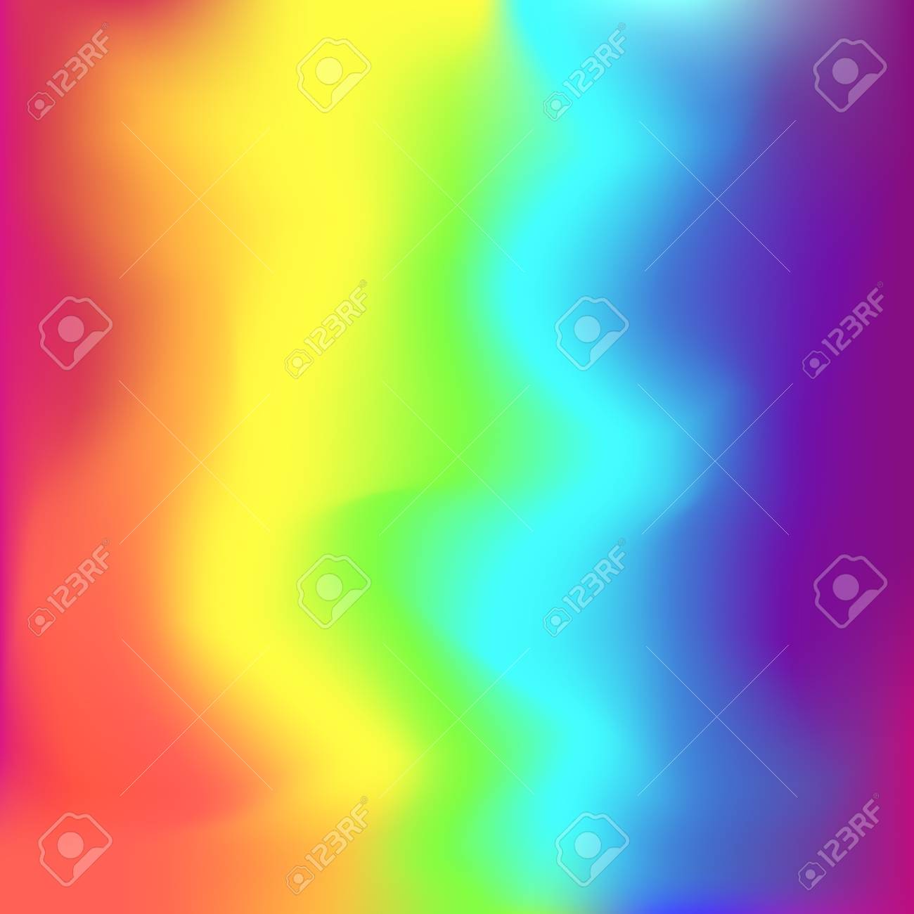 Bright Abstract Square Rainbow Mesh Gradient Background Nice