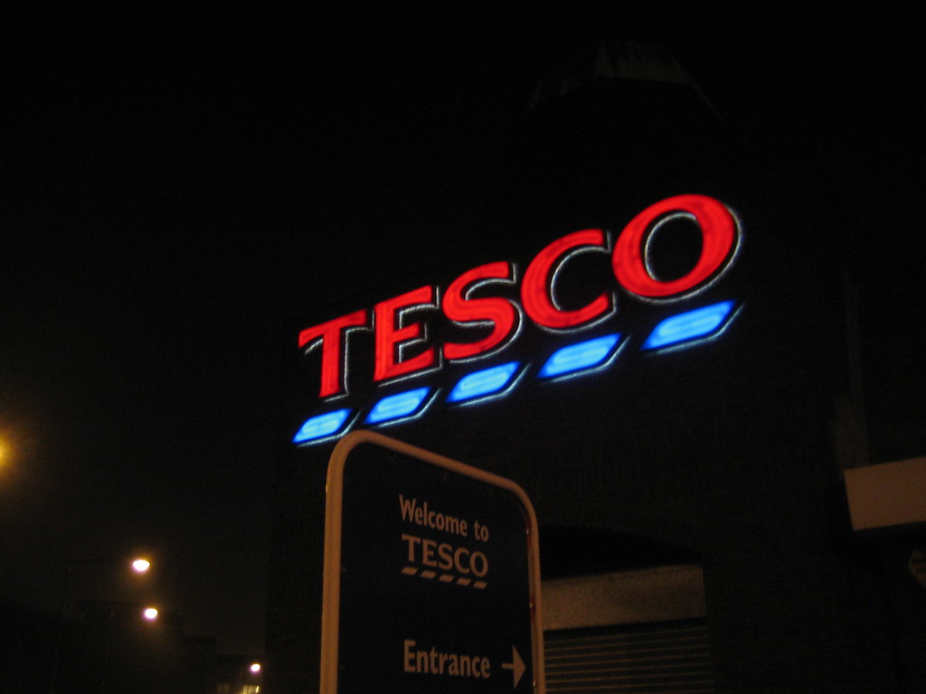 Tesco Bromley By Bow At Night Gordon Joly