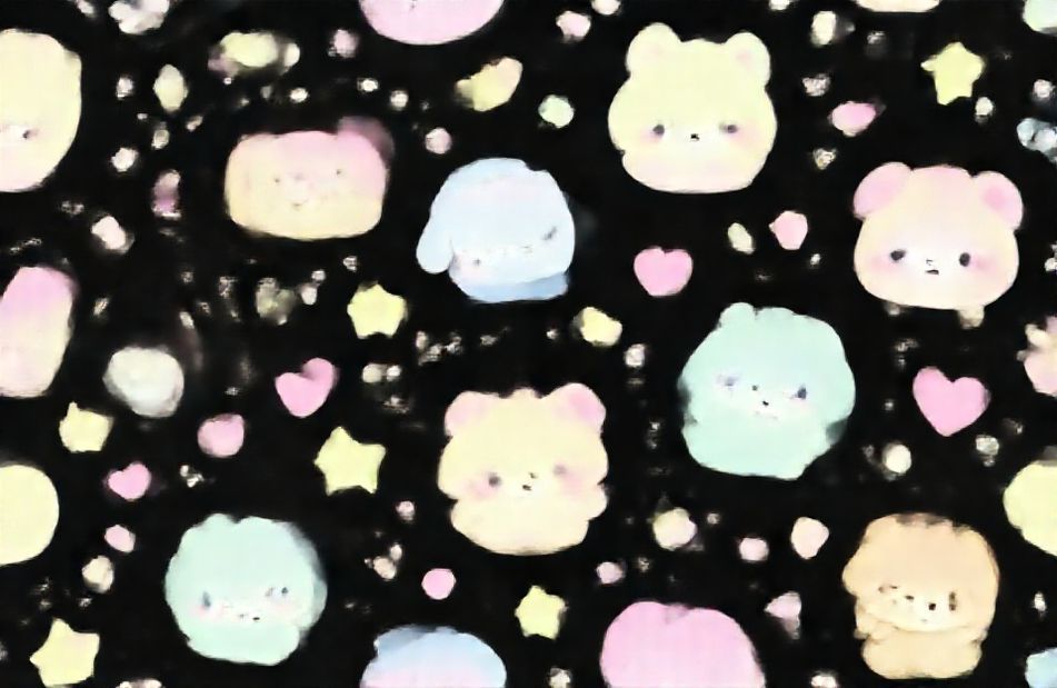 Kawaii Black Wallpaper