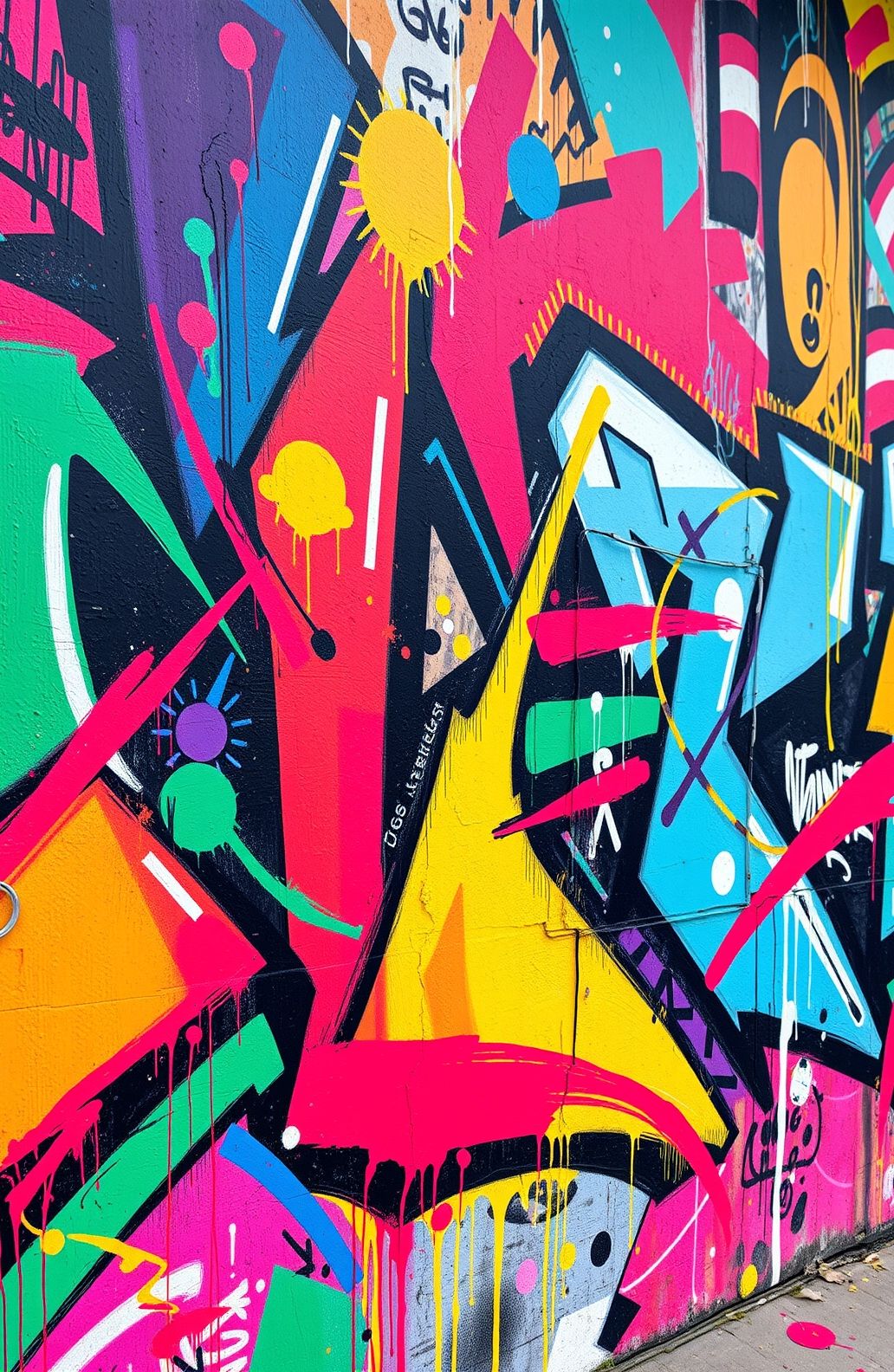 Abstract Graffiti Wallpaper