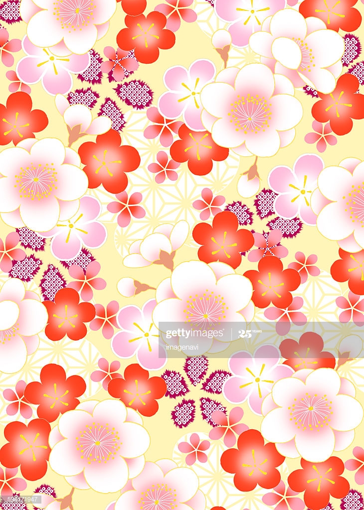 Free download Oriental Background With Apricot Blossom High Res Vector ...