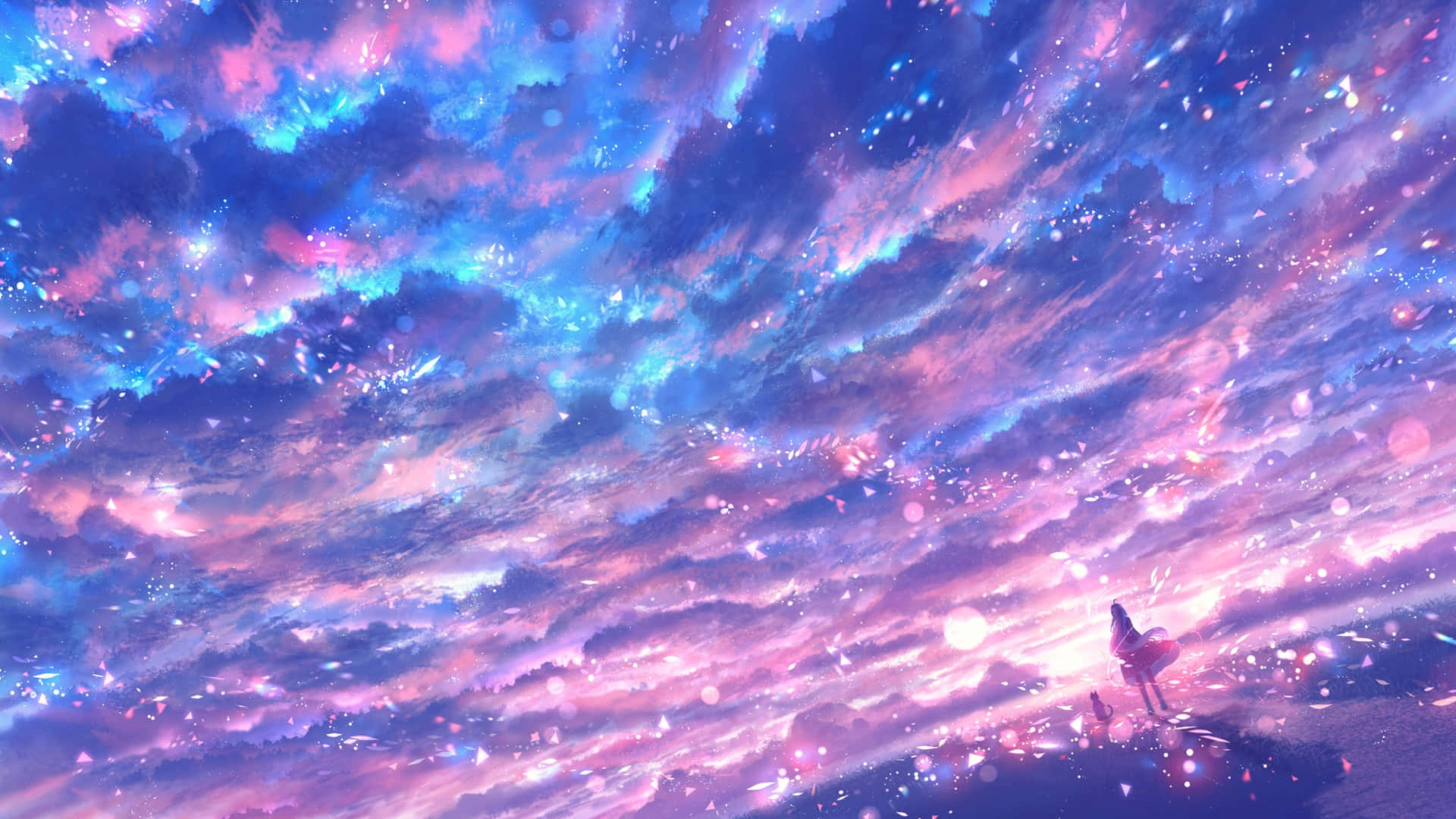 Blue Anime Wallpaper