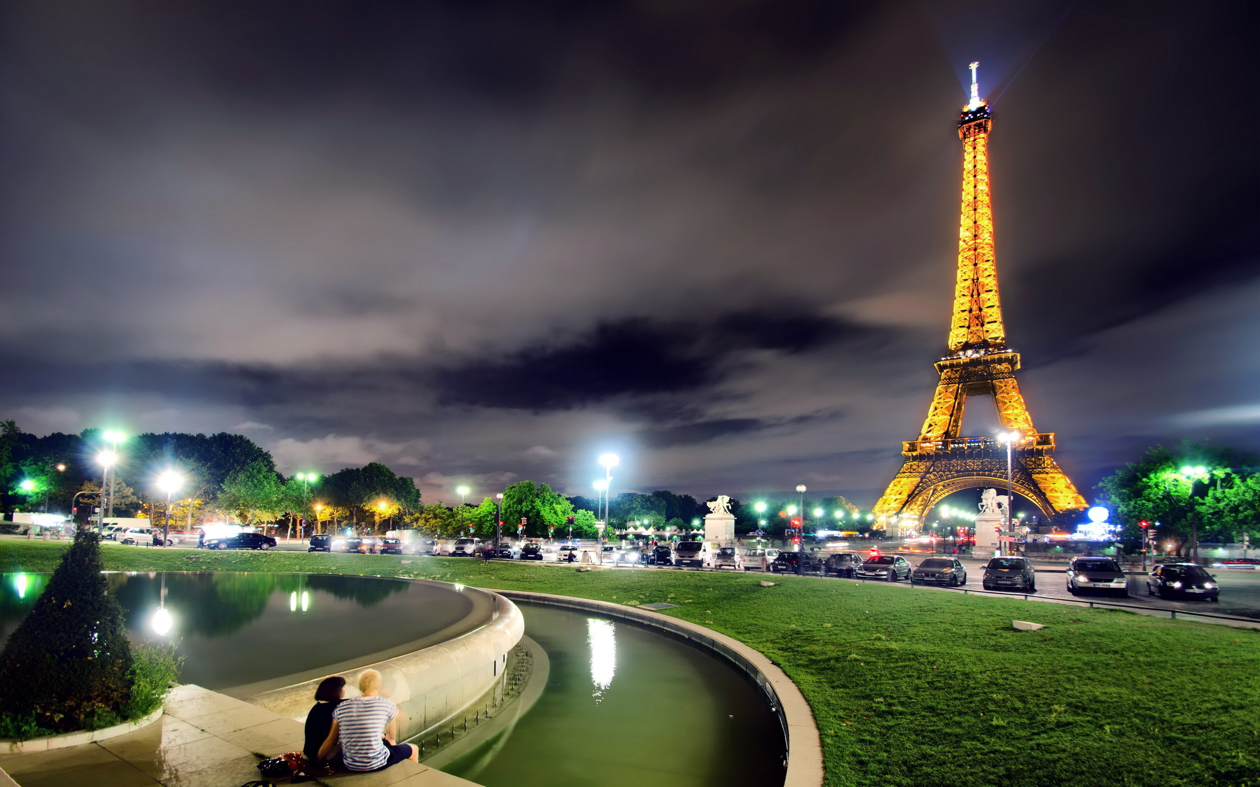 In Night Paris Wallpaper And Image Pictures Photos