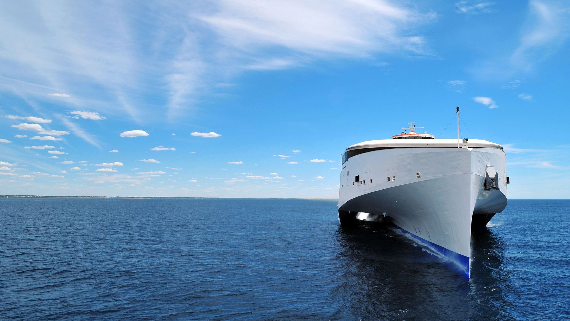 Catamaran Sea Ferry HD Wallpaper FullHDwpp Full