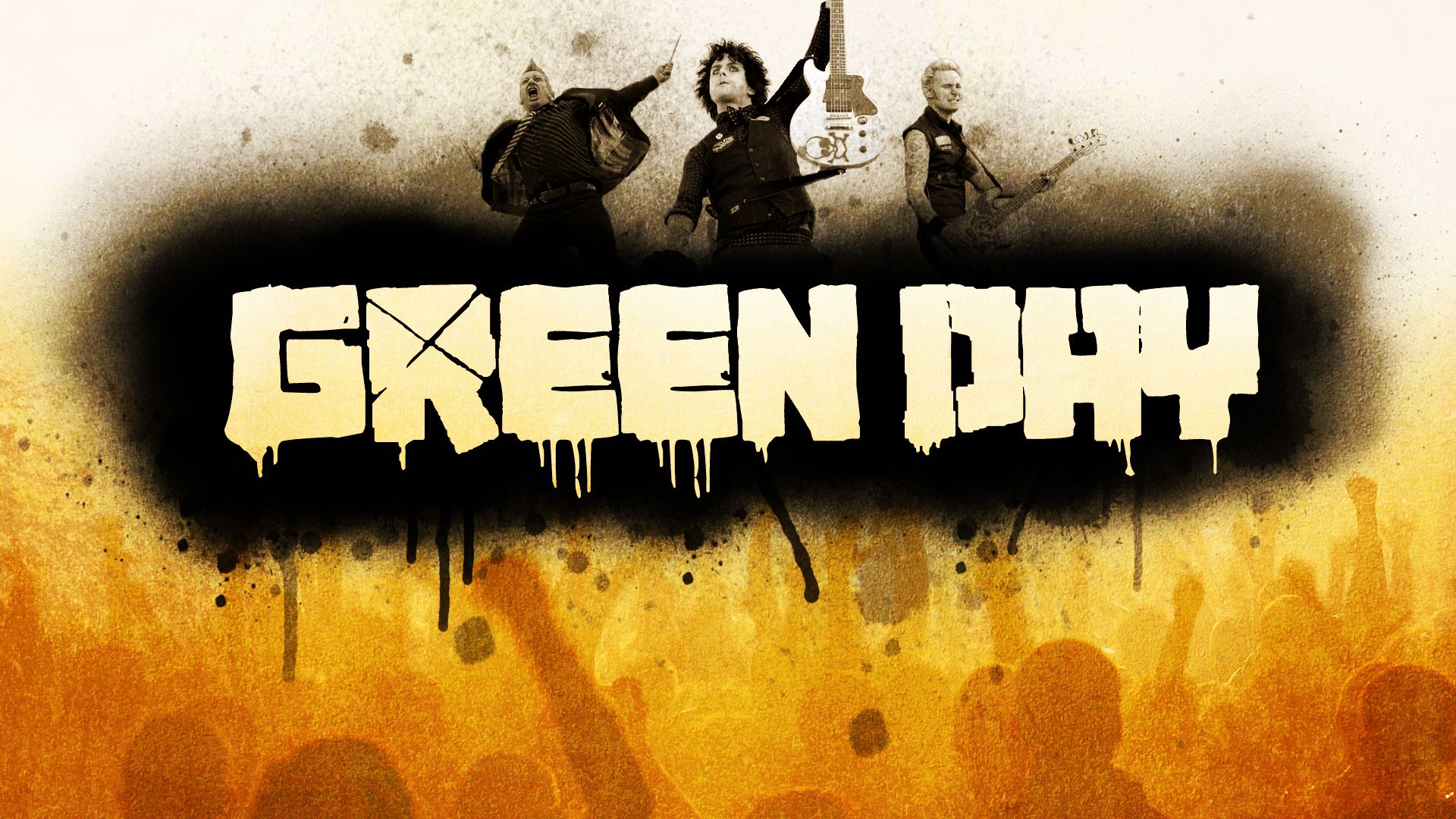Green Day Full HD Background Picture Image