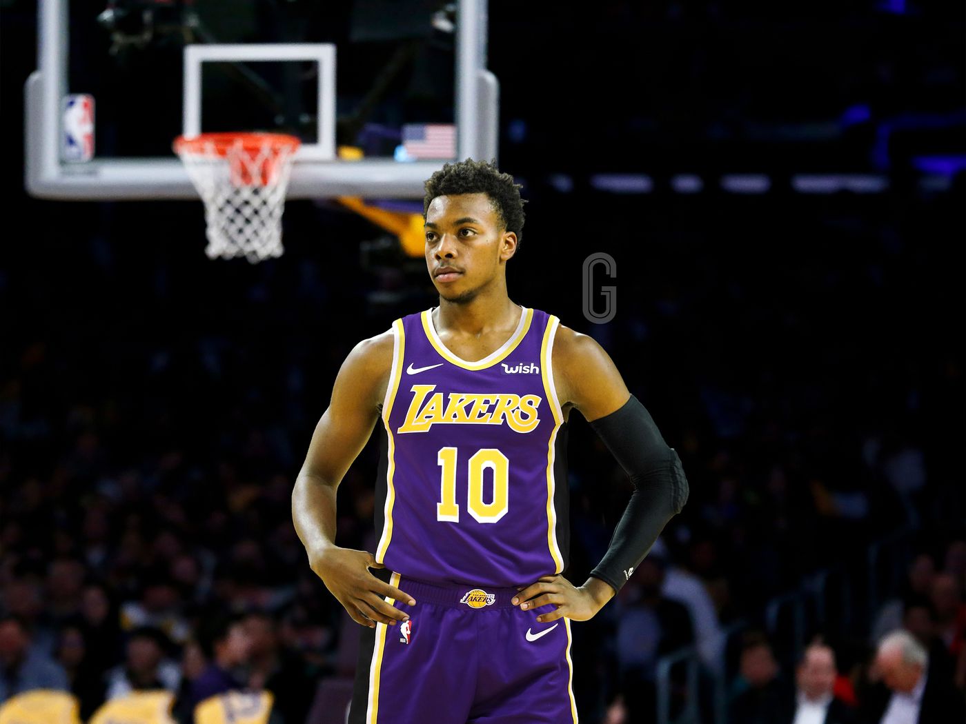 Darius Garland says it would be an honor to play for the Lakers