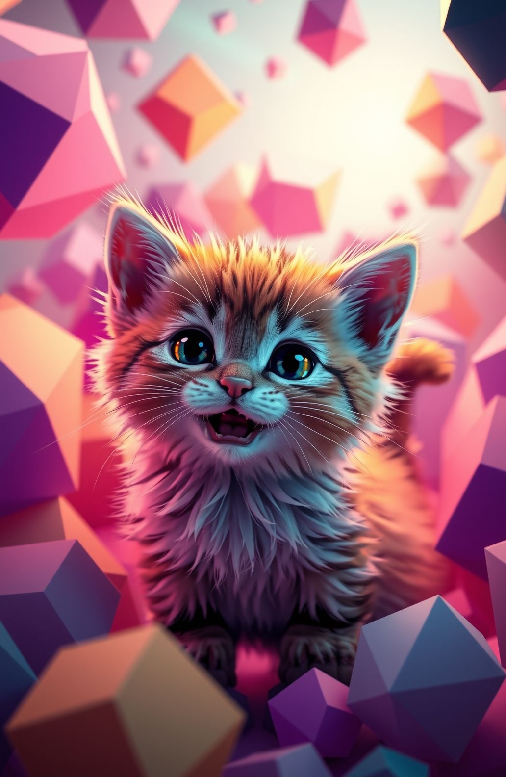 3d Cat Wallpaper