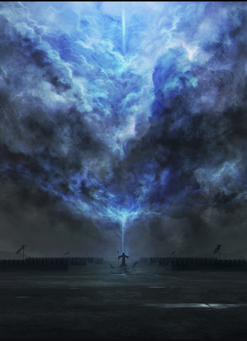 Dark Tower Magic Fantasy Clouds Art Wallpaper 1080p