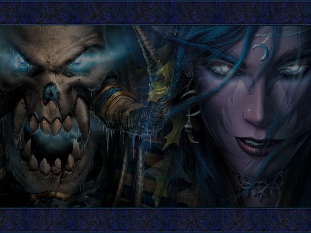 Undead And Night Elf Background