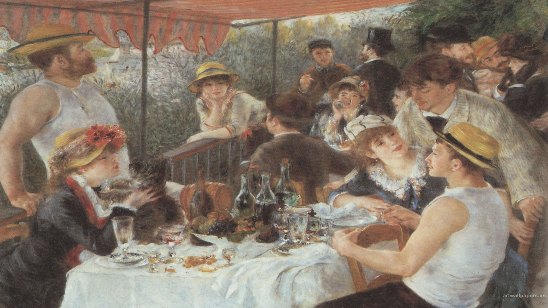 Pierre Auguste Renoir Painting Wallpaper Art Full HD