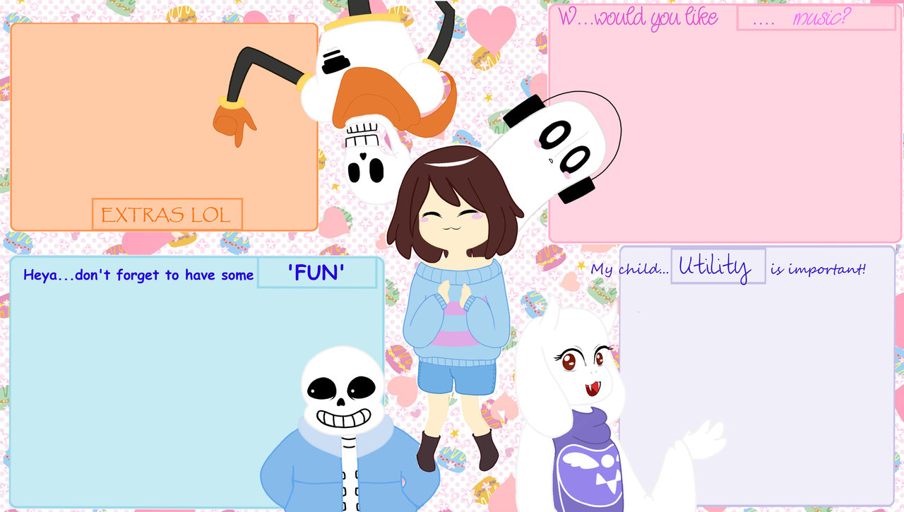 Undertale Themed Wallpaper By Chocolateangeliza