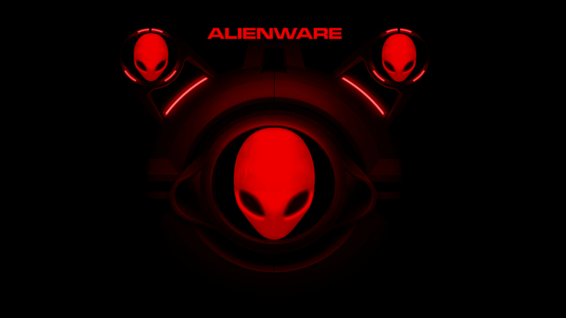 alienware wallpaper red