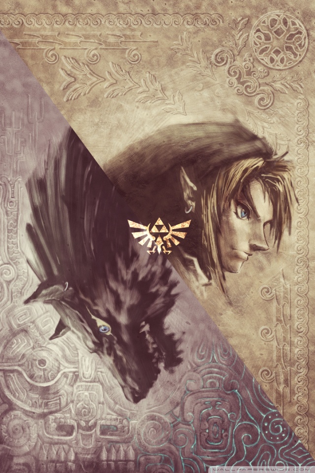 The Twilight Princess Cover Makes A Really Neat Phone Wallpaper
