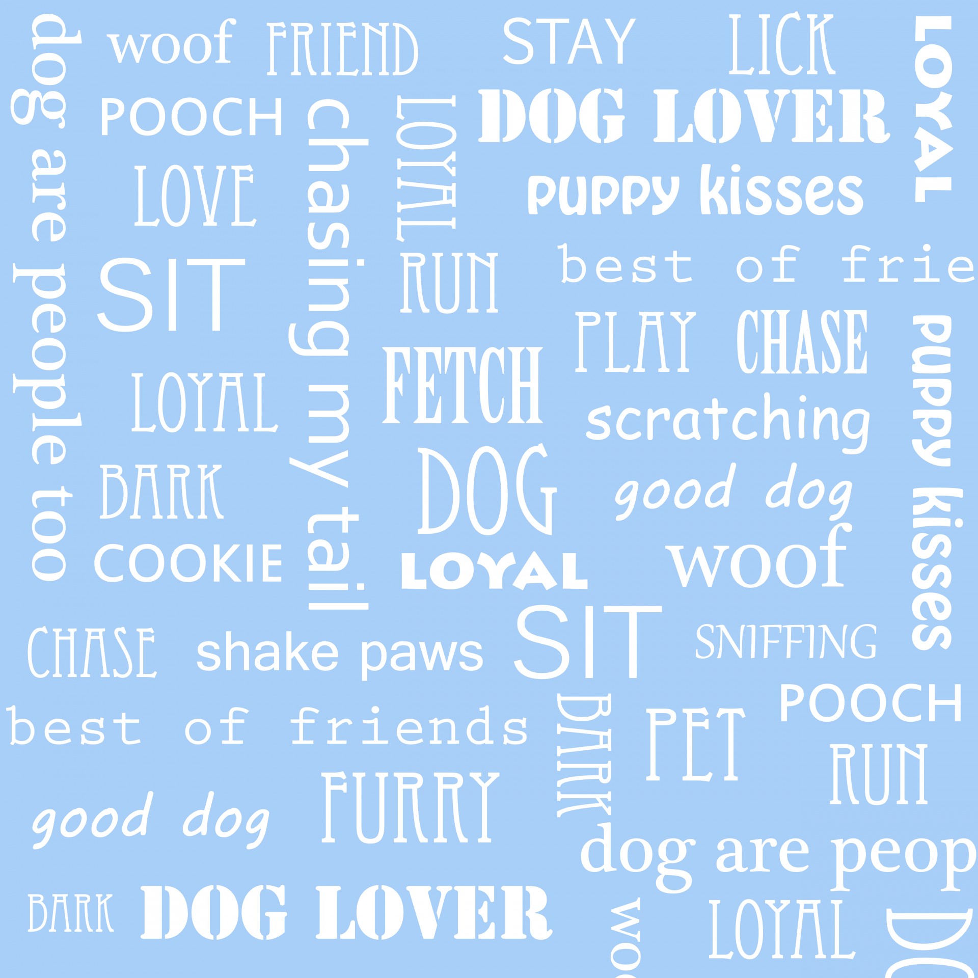 Dog Bone Wallpaper Words Background