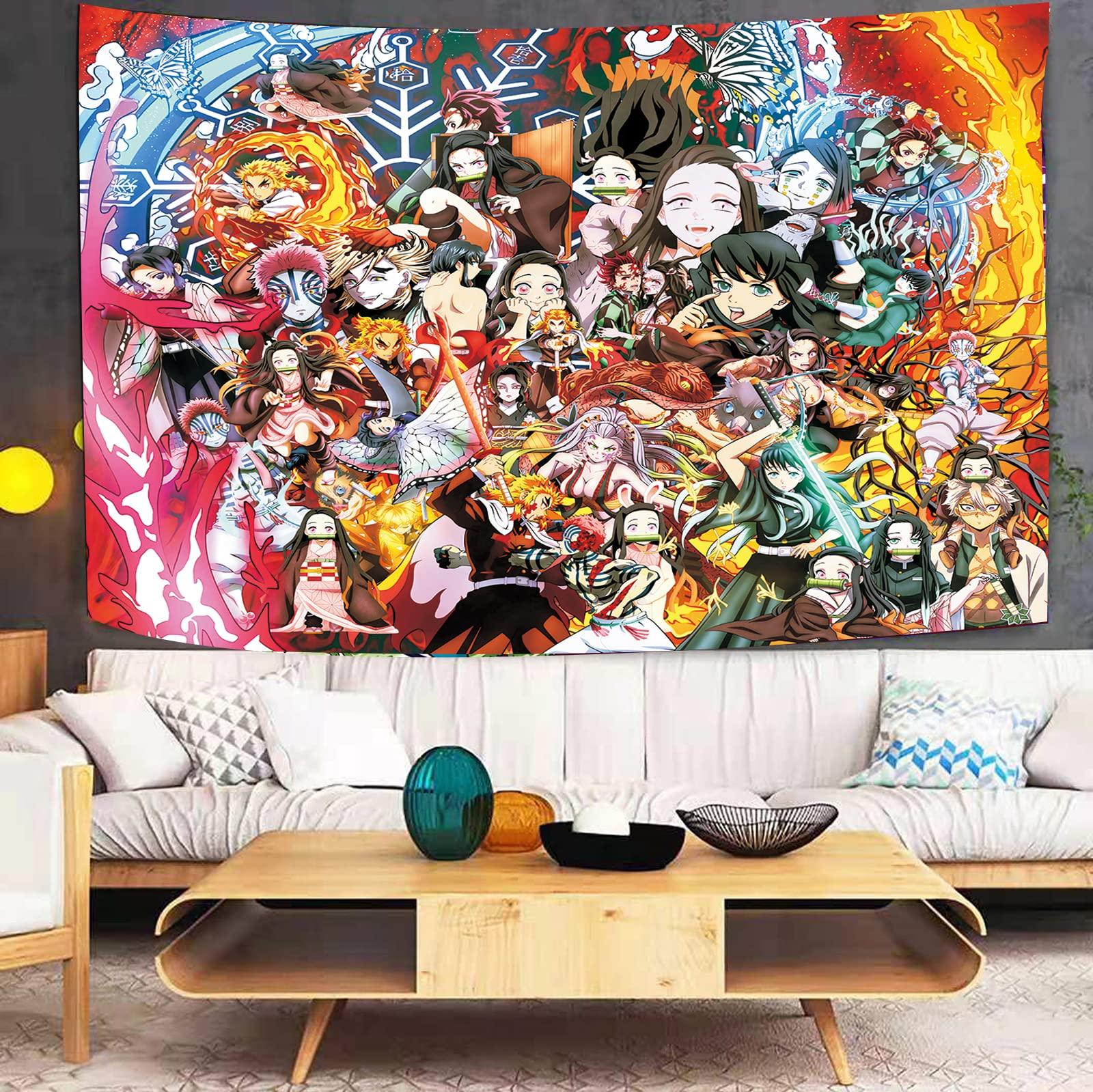 Amazon Timimo Demon Slayer Patible Tapestry Anime Poster