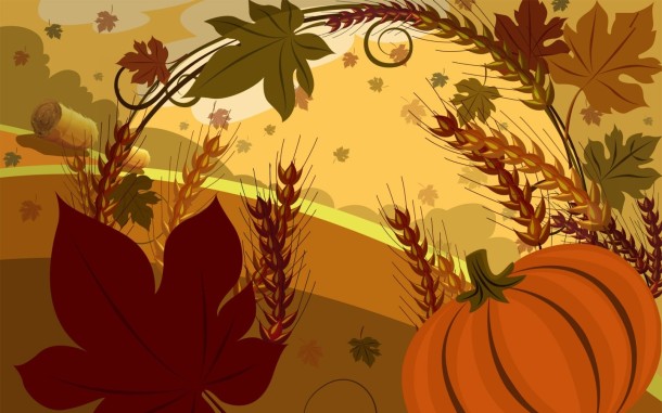 Animated Thanksgiving Desktop Wallpaper Background