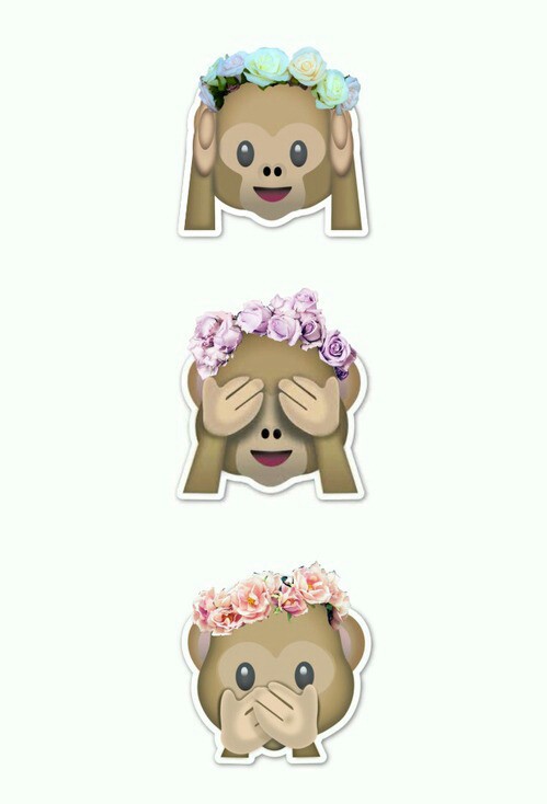 cute emoji flower love monkey monkeys monkey emoji affen